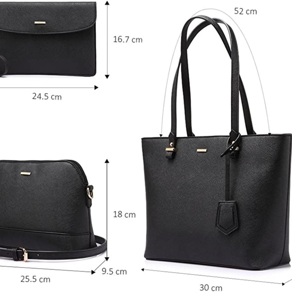 New  3pcs Purse Set   Handbags for Women Shoulder Bags Tote Satchel - Picture 6 of 12